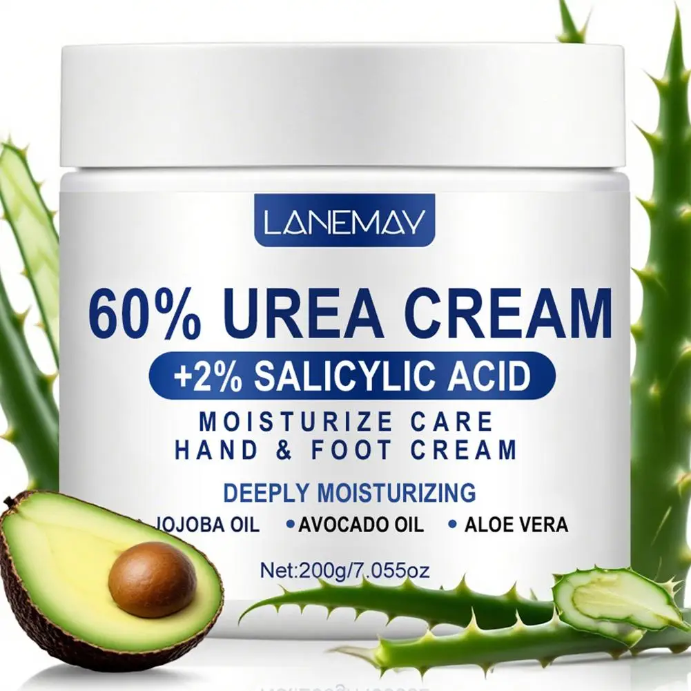Intense Moisturizing Urea & Salicylic Acid Cream for Dry Skin Relief, 200g