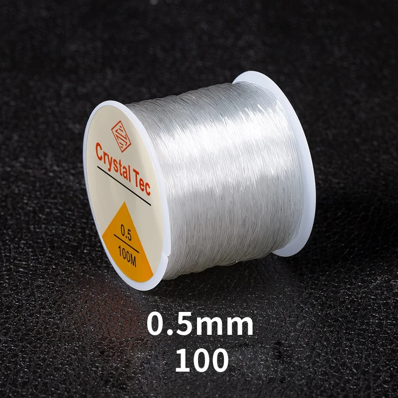 Elastic Bracelet Cord 2pcs Transparent For Jewelry Making And Bracelet Necklace Making For Sewing Thread