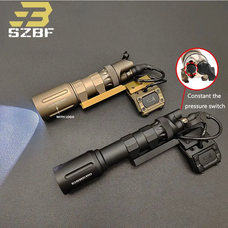 

Airsoft V2 Flashlight 1300 Lm Metal LED Scout Light Hunting Weapon Lamp Fit Offset Mount 20mm Picatinny Rail Remote Switch