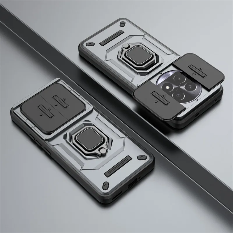 Sleek Slide Camera Lens Protective Case - Shockproof Armor Design