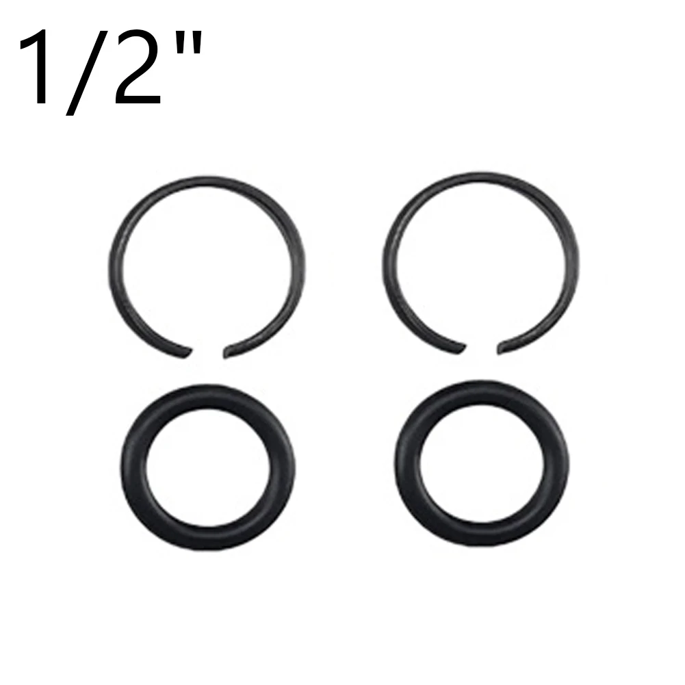 2 Set Wrench Retaining Ring Clip With O-Ring Socket Wrench Snap Ring For Pneumatic Wrench