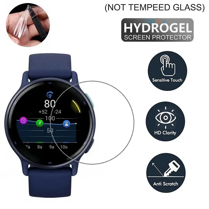 Garmin Vivoactive 6 용 1-5PCS 하이드로 겔 필름 Garmin Vivoactive5 용 소프트 고화질 필름 화면 보호기 보호 커버