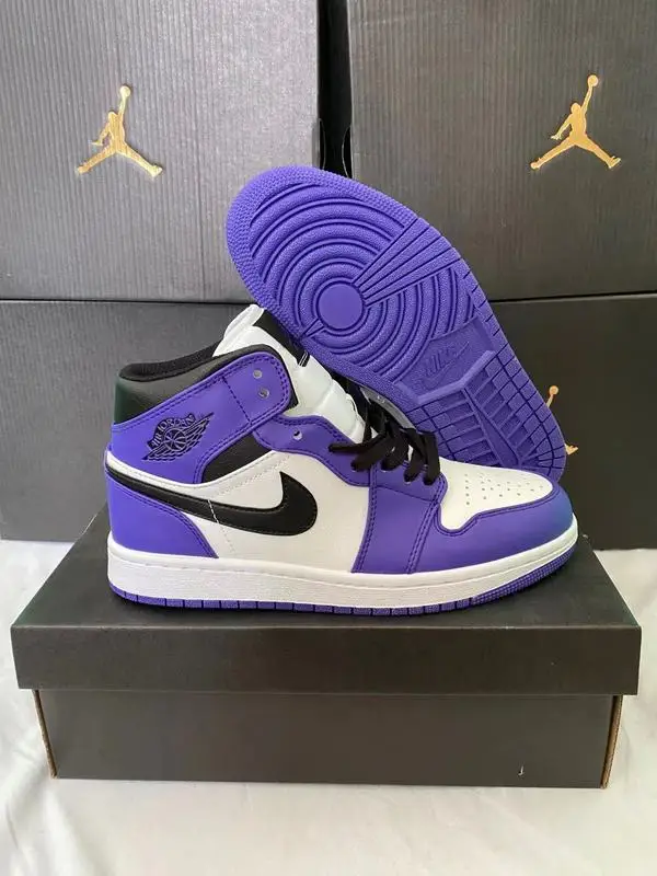 High-top Sneaker Nike Air Jordan 1 Original Men's Basketball Shoes Original Women Comfortable Sports Outdoor 555088-140