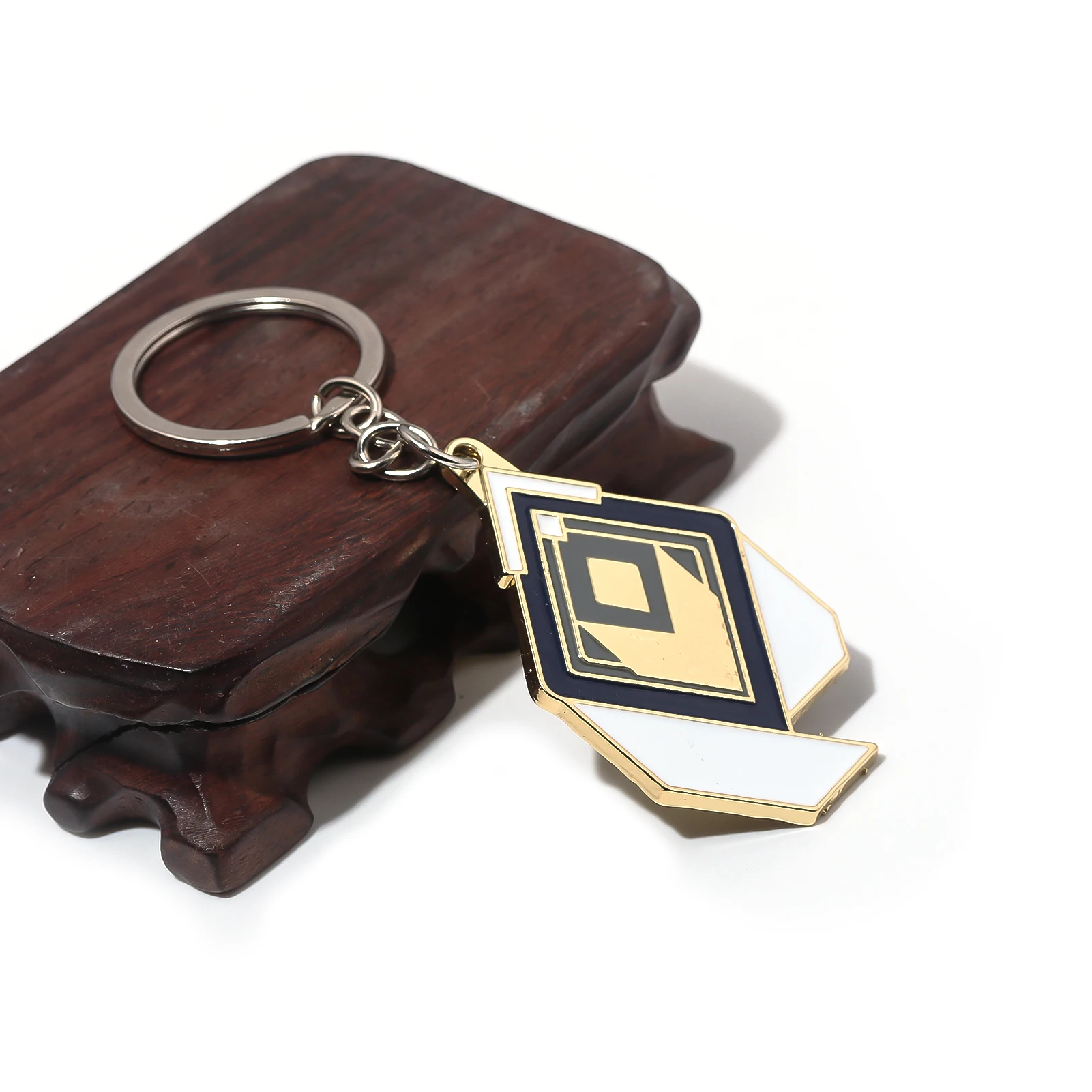 Schießspiel VALORANT Schlüsselanhänger Fan Geschenk Emaille Zinklegierung Schlüsselanhänger Anhänger Ohrring Halskette Kleidung Accessoires Schmetterlingsring – Detail 1