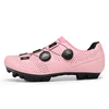 Pink Cycling Shoes women Mtb Cleat Shoes Outdoor Mountain Bike Flat Pedal Shoe Breathable Light Racing Speed Bicycle Footwear 4
