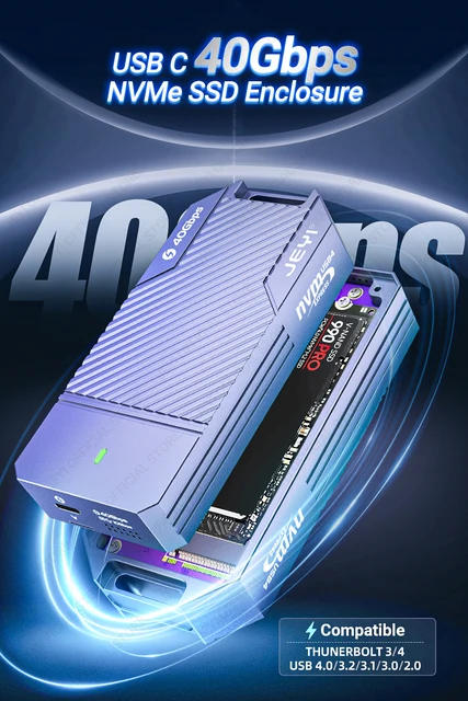 NVMe SSDエンクロージャー アルミニウム合金外部Thunderbolt Amazon.co.jp: 40Gbps M.2 NVMe SSDエンクロージャ Thunderbolt
