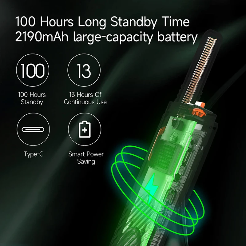 Beebest Ultra-Thin Walkie Talkie A308 Waterproof Support BT Headset Wireless Walkie-Talkie For Hunting Hotel Driving Restaurant