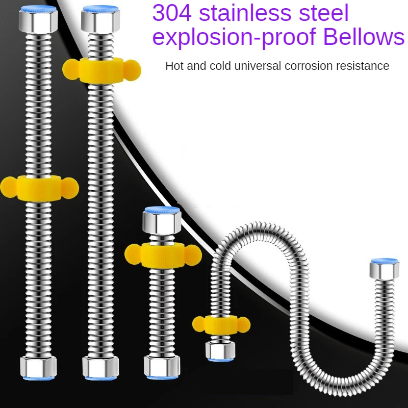 Plumbing Hose 304 Stainless Steel Basin Toilet Water Weaved
