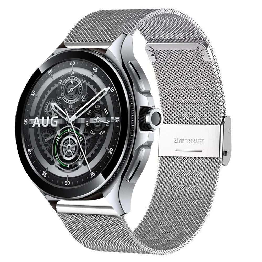 

22mm Metal Watch Band Straps For Xiaomi Mi Watch S3 S2 42 46mm Watch2 Pro Bracelet Mi Watch Color 2 Sport S1 Pro/Active correa
