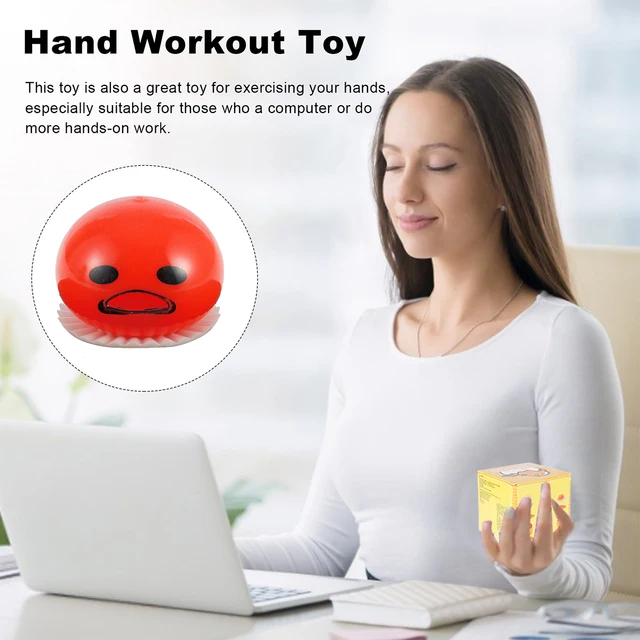Funny Stress Relief Toy Vomiting Sucking Lazy Egg Yolk Vent Decompression Squeeze Toy Fidget Sensory Toy Novelty Cute Relief Toy 4