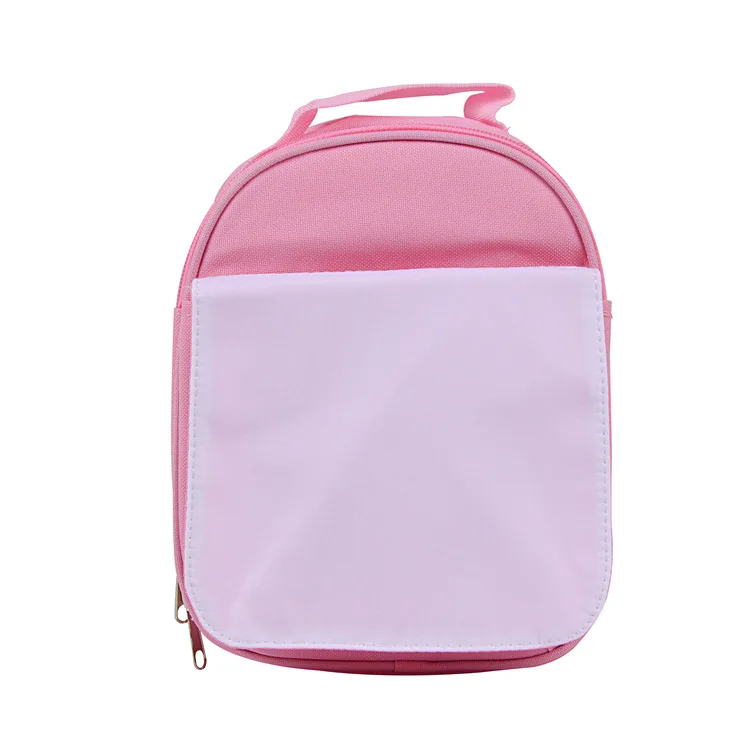 Sublimation Blank Insulated Lunch Bag Tote Travel Picnic Handbags Lunch Box Thermal Bag For Heat Transfer Print