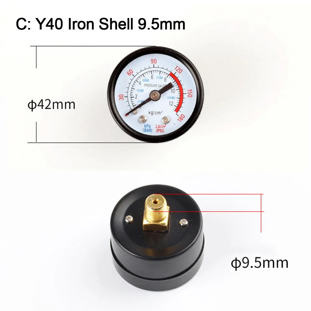 Y40 Y50 0-180PSI Pool Filter Water Pressure Dial Hydraulic Pressure Gauge Meter Manometer Easy-to-Read Display Gauge tyre pressure gauge fluid pressure gauge pressure gauge refrigeration pressure gauge vacuum pressure gauge refrigerant pressure gauge