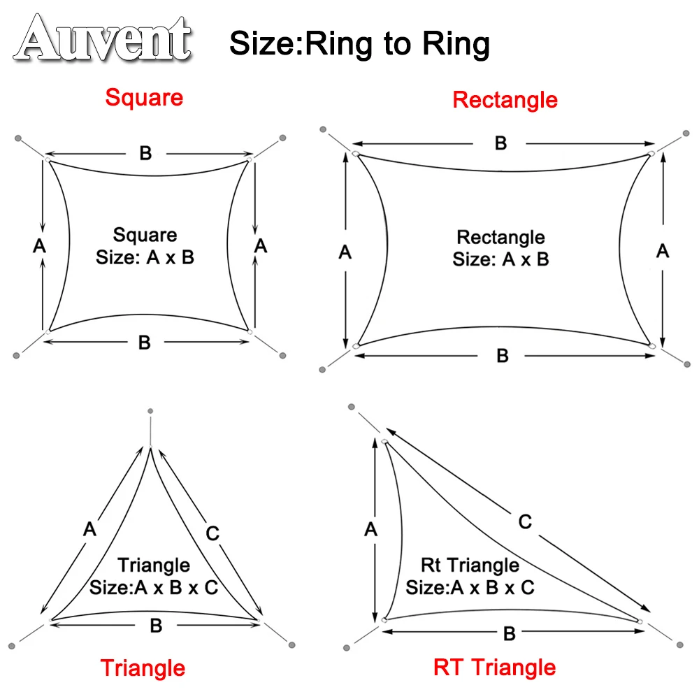 Homcom Outsunny - Tenda A Vela 3 X 3 X 3 M, Triangolo, Colore - Foto 5