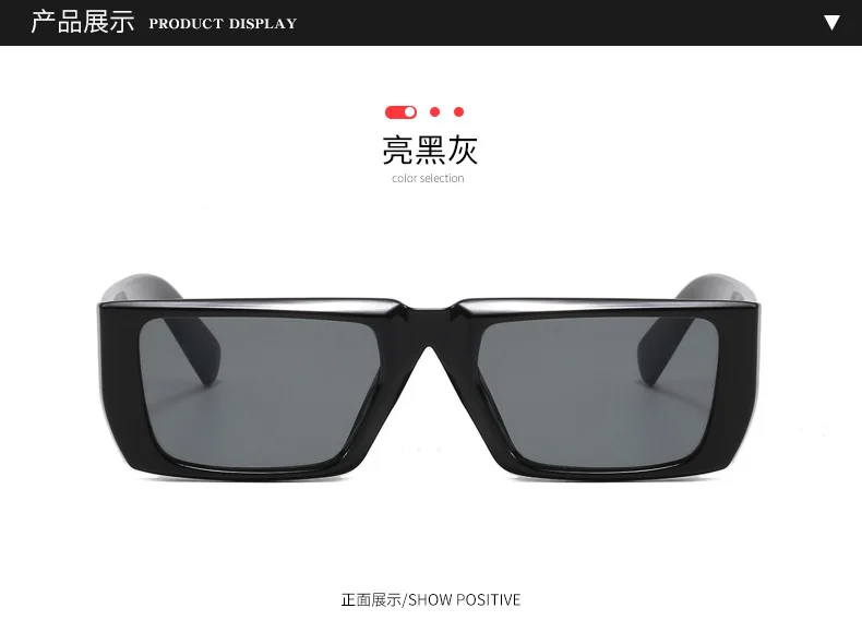 Kleine rechteckige Sonnenbrille Frauen ovale Vintage Marke Designer quadratische Sonnenbrille für Frauen Sonnenbrillen weibliche Brillen Anti-Blendung – Detail 6