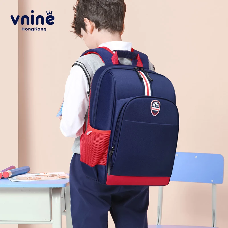 VNINE elementary school backpack for boys from grades one to six, lightweight spine protection, load reduction backpack for girl