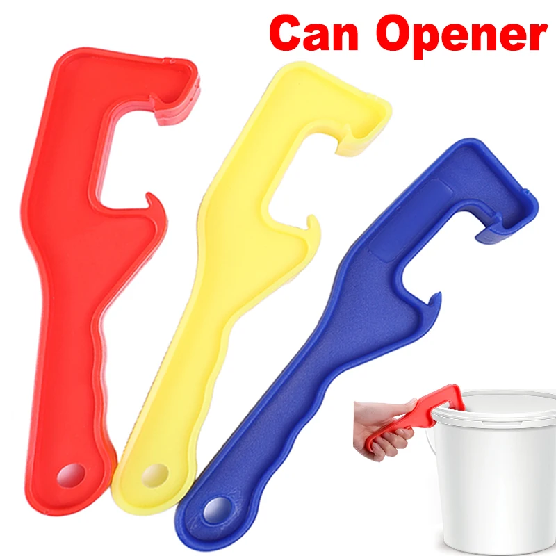 Plastic Lid Openers Manual Gallon Bucket Paint Barrel Lid Can Opener Labor Saving Opening Tool