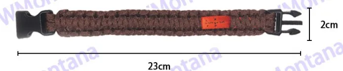 Safety warning tape Travis scott style Braided Bracelet Parachute Shroud Line Woven Fashion Necklace