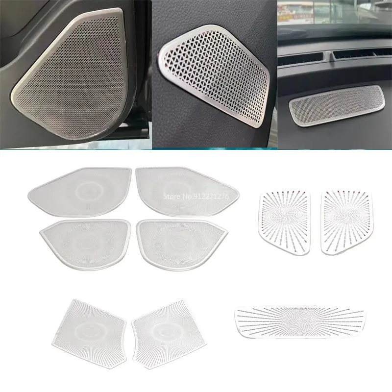 

Кольцевая Крышка для динамика inteiror для Toyota bz3 2023 2024, автомобильная дверь, звуковая рамка, передняя вентиляционная решетка, стикер для динамика, аксессуары