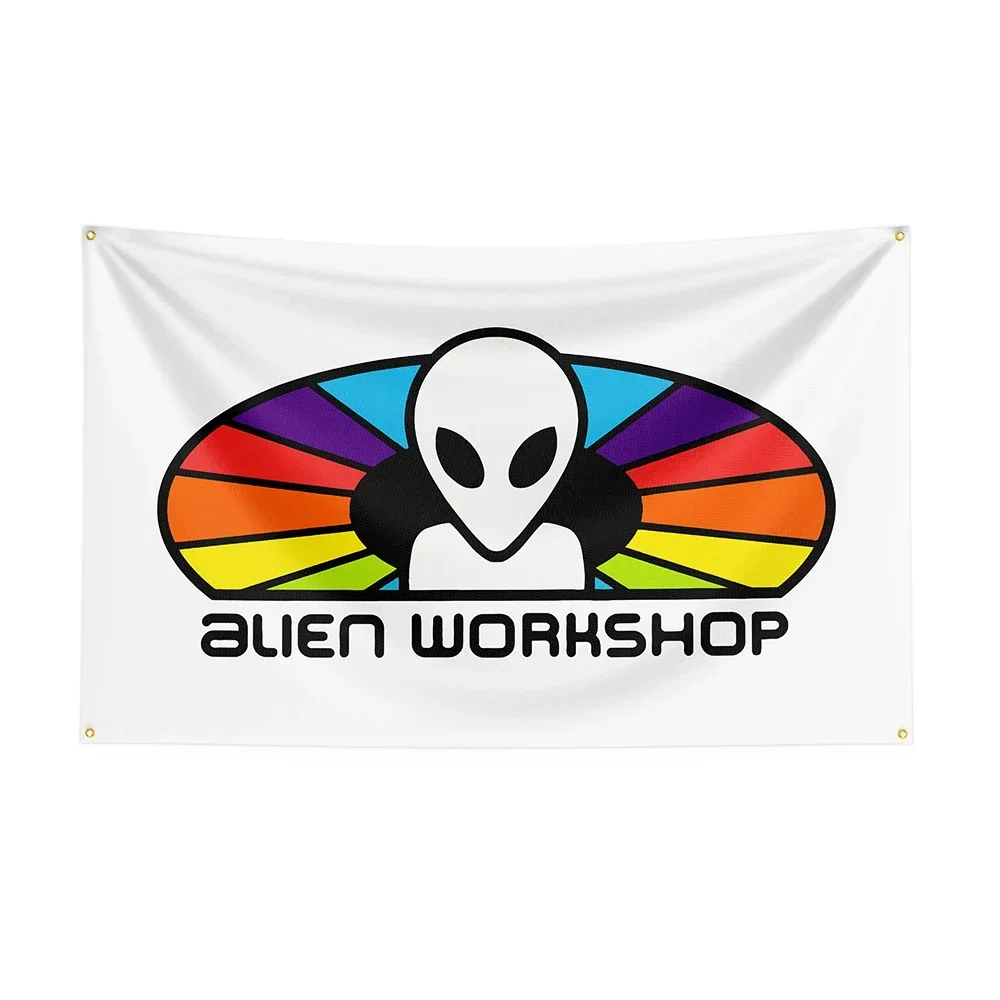 

90x50cm Workshop Flag Polyester Printed Skateboards Banner For Decor ft Flag Decor,flag Decoration Banner Flag Banner