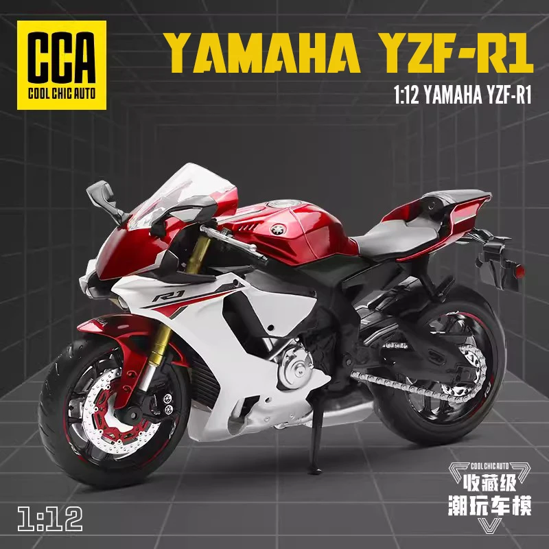  Lazat Chef Motocicleta de juguete para Yamaha YZF-R6 1:18  modelo de motocicleta fundido a presión (color : 3) : Juguetes y Juegos