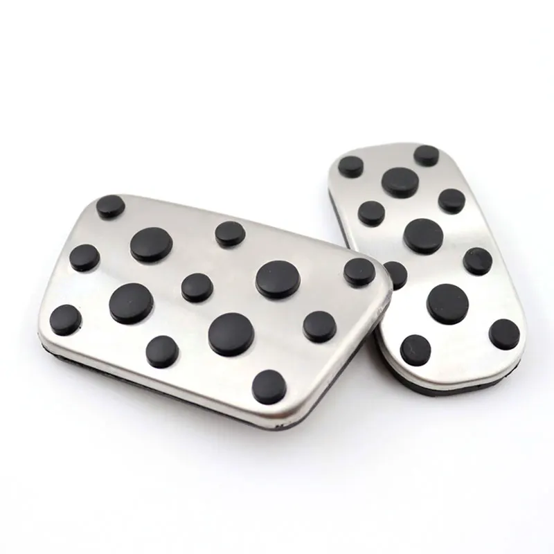 AT Car Foot Pedals For Toyota Corolla E160 2012~ Gas Fuel Brake Stainless Steel No Drilling Restfoot Pedal car accessories