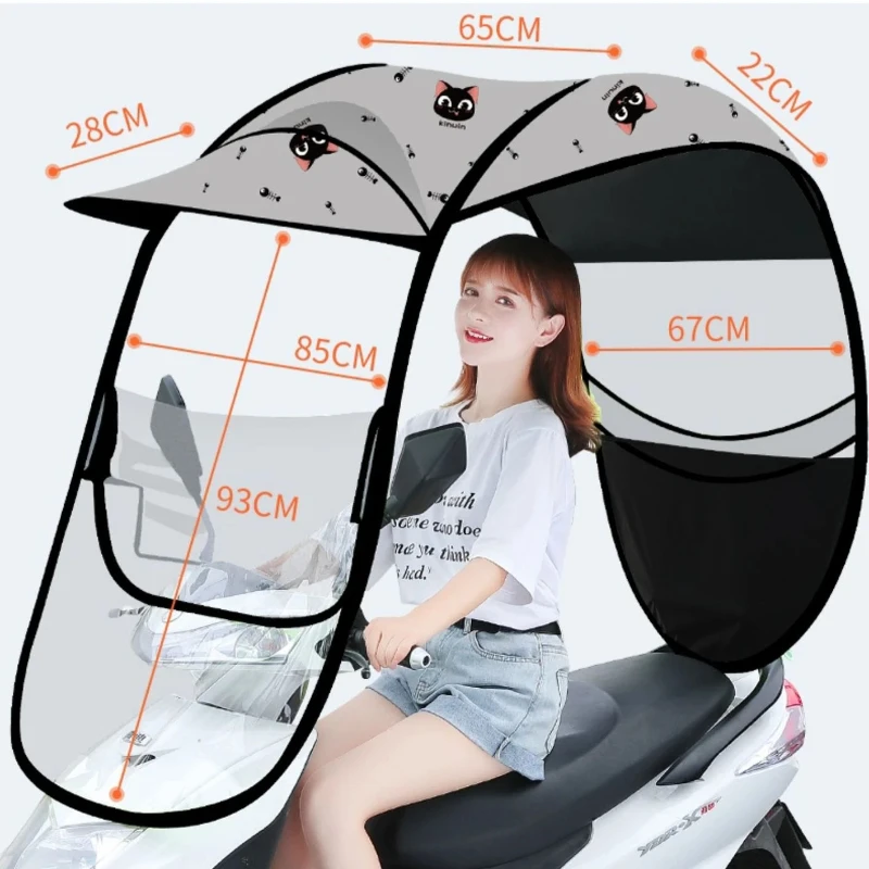 ElectricVehicleRainShelterCanopySunblockRainWindshieldMotorcycleSunshadeDetachableMotoAccessoriesMotorcycleCover-AliExpress201355758