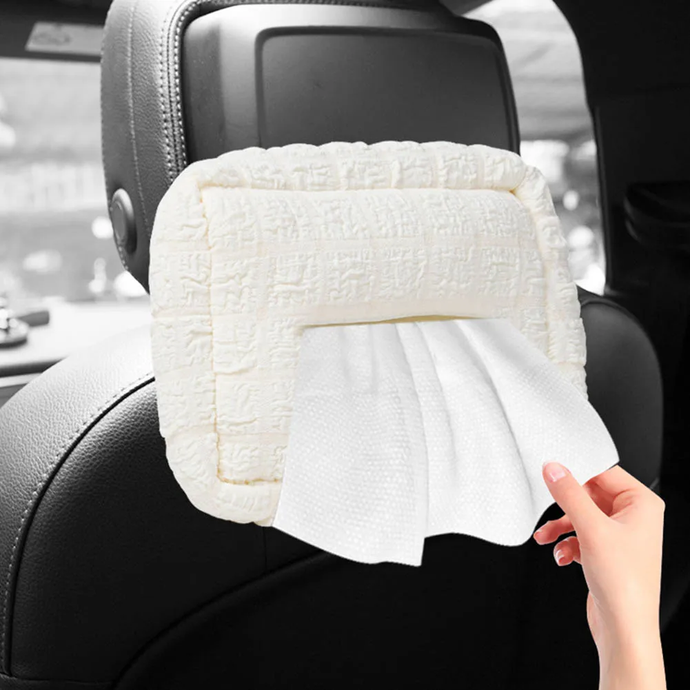

Car Tissue Box Style Sun Visor Belt Comfortable Creative Decoration Easy To Install Performance Interior Durable