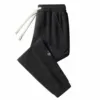 Thiened Corduroy Men's Casual Pants Autumn Winter Warm Loose Fit Spor Trousers for Working And Leisure Polyester Fiber