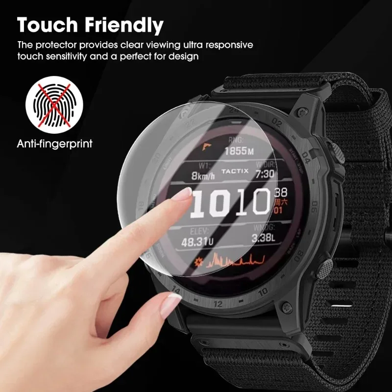 For Garmin Tactix 7 AMOLED HD Hardness Tempered Glass for Garmin Tactix 7 AMOLED Anti-scratch Screen Protector Smartwatch Glass