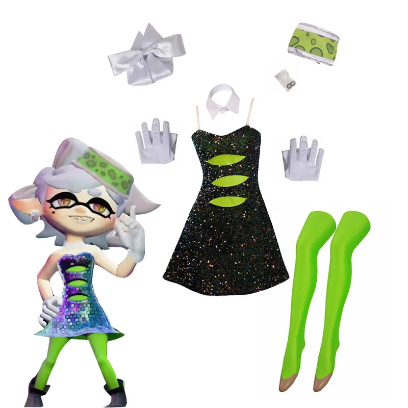 

Женский костюм для косплея Мари, черное платье для Хэллоуина