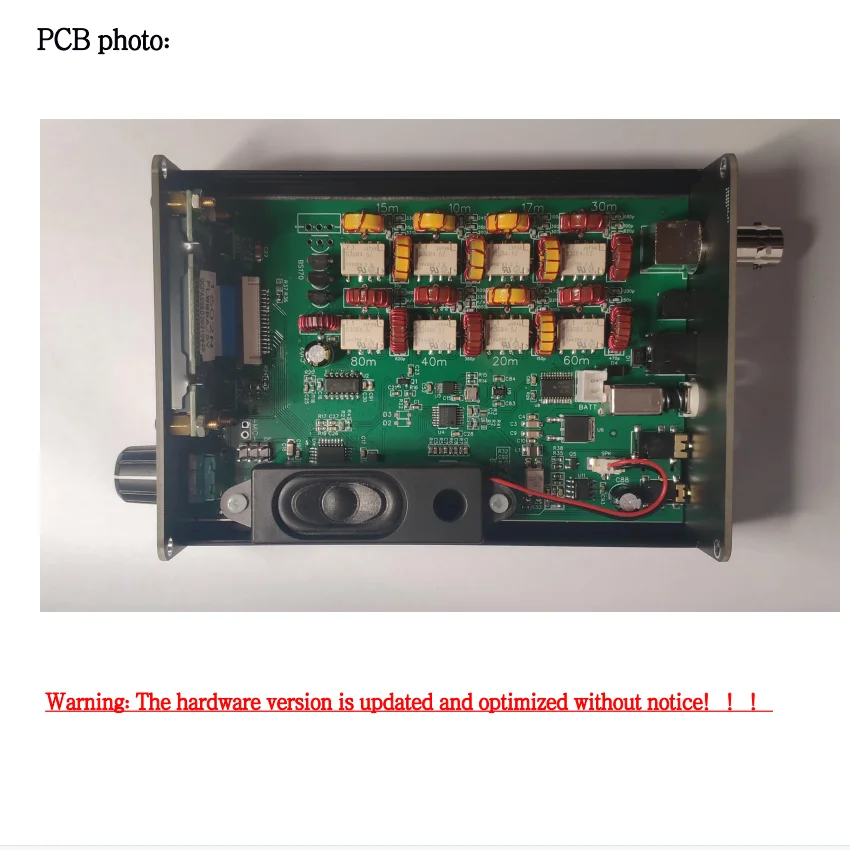 uSDR uSDX+ Plus V2 Transceiver 10/15/17/20/30/40/60/80MHz 8 Bands SDR All Mode HF SSB QRP QCX-SSB 4000mAh Battery EU US Plug