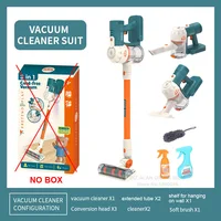 Toy Electric Vacuum Cleaner Children Educational Simulation Household Appliances Dust Catcher Pretend Play Toys For Kids 2