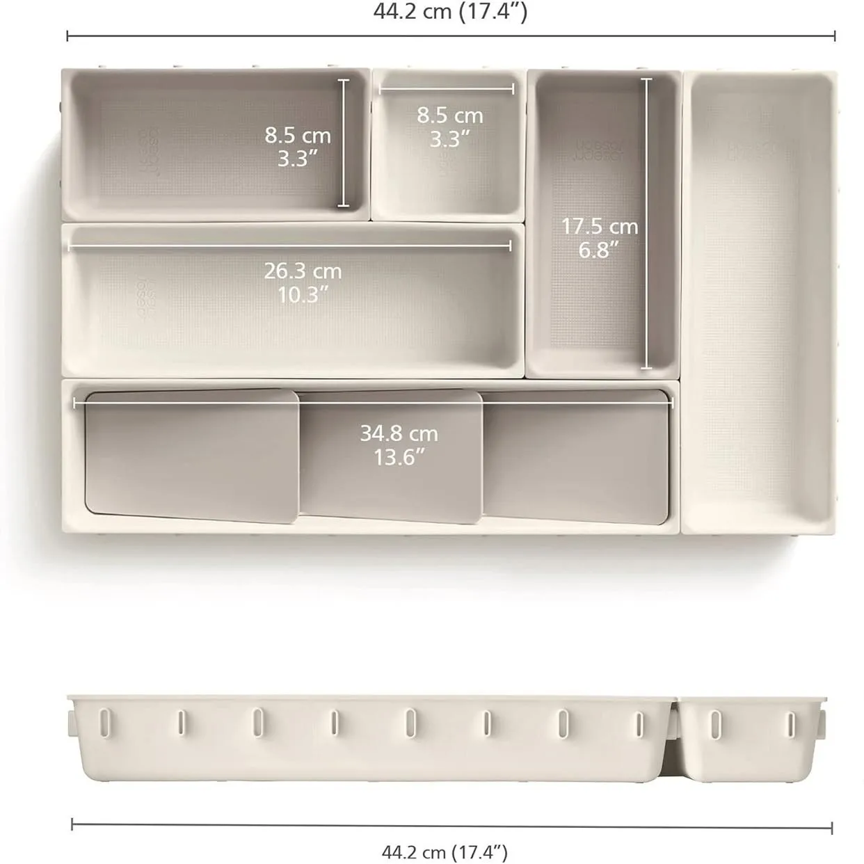 1 Set Creative Folding Plastic Drawer Organizer-Kitchen Utensil Storage and Versatile Cabinet Divider for Home,Desk Organization