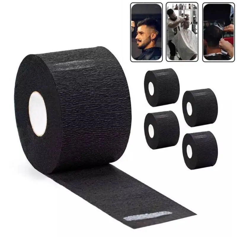 1 Roll/pack Disposable Hair Cutting Accessory Neck Paper Adjustable