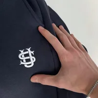 Streetwear Hoodie Sets Mens Y2K Straight Sweatpants Fashion Embroidery Logo Suits Casual High Street Couple Training Suit - Image 4