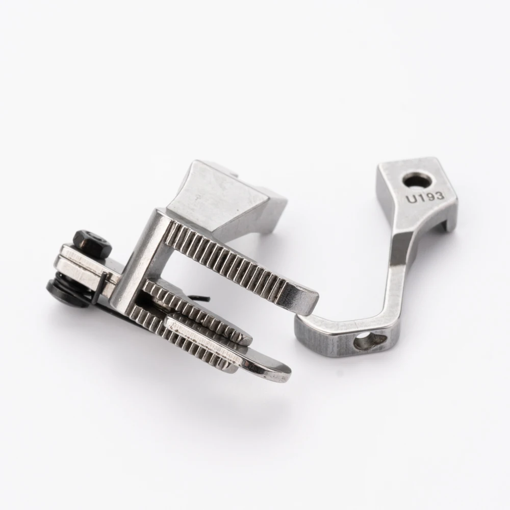 U586 상단 스티치 워킹 발 오른쪽/왼쪽 가장자리 가이드 산업용 DY 재봉틀 액세서리 용 노루발 U192 U193
