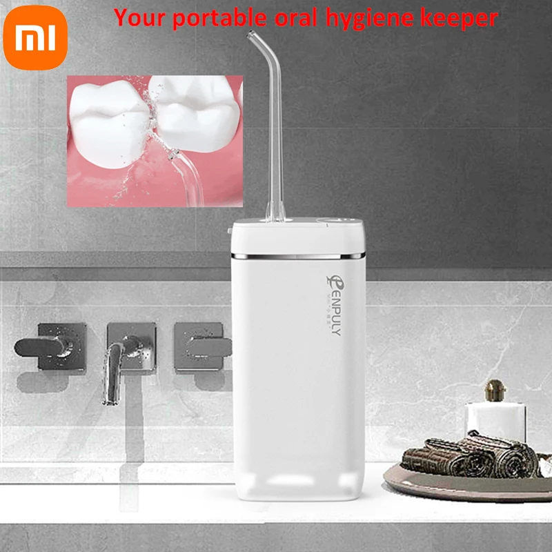 XIAOMI MIJIA ENPULY Portable Water Flosser M6 Plus TYPE-C Dental Floss Ipx8 Waterproof 140ml Irrigator Tooth Oral | Электроника