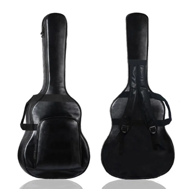 

40 Inch 41 Inch Waterproof PU Guitar Backpack Thickened Padded Guitar Carrying Case Gig Bag For 40 / 41 Inch