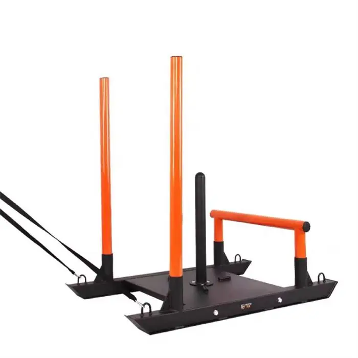 

High Quality Fitness Equipment Power Sled Strength Training Weight Plate Sled