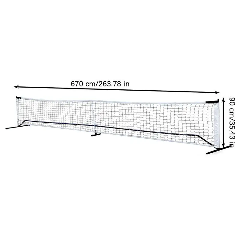 Pickle Ball Replacement Net Outdoor Replacement Pickle Ball Net Portable Sports Practice Accessories For Fitness Volleyball