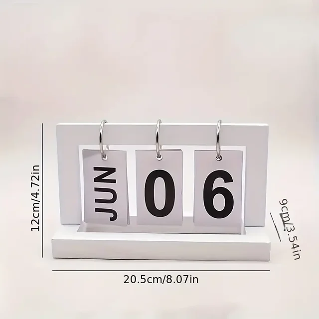 Ins Minimalist Style Living Room Office Decoration Plastic Calendar Ornament Modern Desk Accessories Simple Home Decor Crafts 2