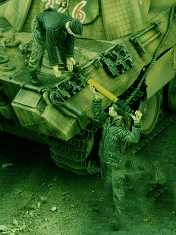 Neue unmontierte 1/35 ANCIENT Crew (Loading) (KEIN TANK) Harzfigur, unbemalter Modellbausatz