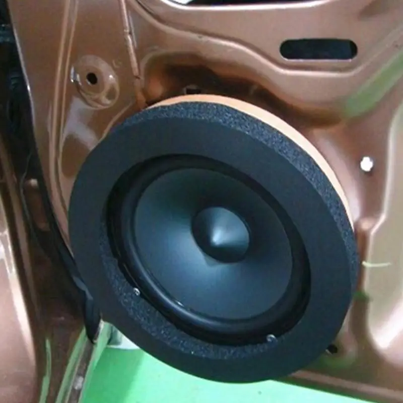 Car Speaker Ring Self Adhesive Car Speaker Ring Foam Baffles Car 6.5 Inch Stereo Audio Speaker Foam Rings Bass Blockers