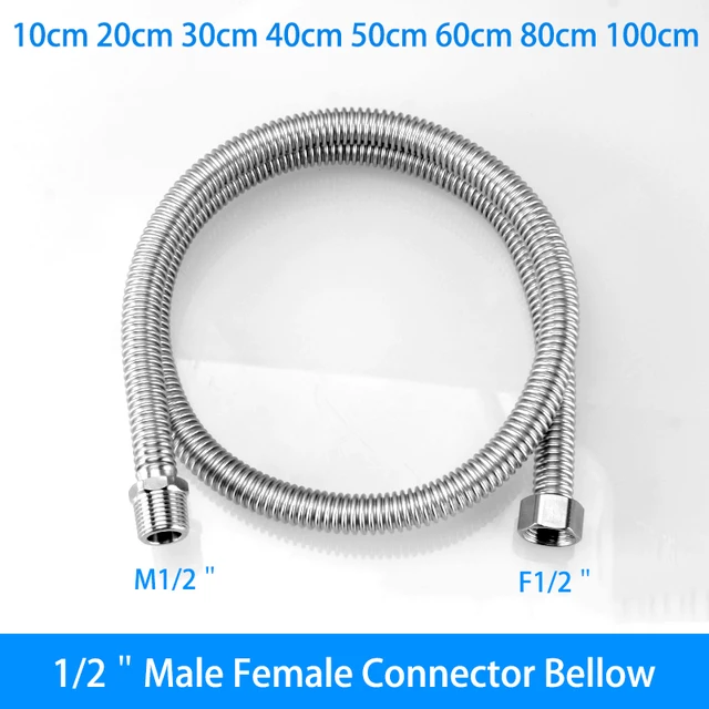 Prolunga Per Tubo Doccia In Ottone Cromato - 60 Cm, Filettatura 1/2 O 3/4 - Foto 11