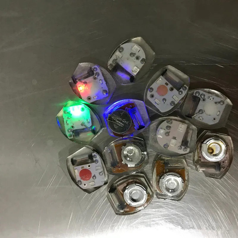 50Pcs Led Glittering Light Shoes Vibrating Colorful Lamp Resin Mould Filler  DIY RGB Crafts Decorations Epoxy Accessories 3