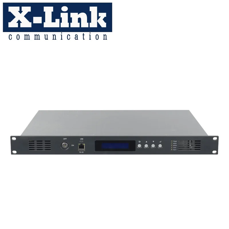 1550nm WDM EDFA 8 16 32 port 19dBmW~23dBm Fiber Optical Amplifier CATV GPON EYDFA