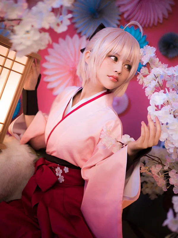 Fate Stay Night Okita Souji Cosplay Sakura Saber Arturia Pendragon Grand Order Costume Anime Fgo Fate Saber Costume Cosplay