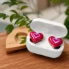 Bluetooth Earbuds HIFI Stereo Sound Color Gradient Light Cute Heart Shaped Bluetooth Earbuds for Sports for Outdoor Activities 5