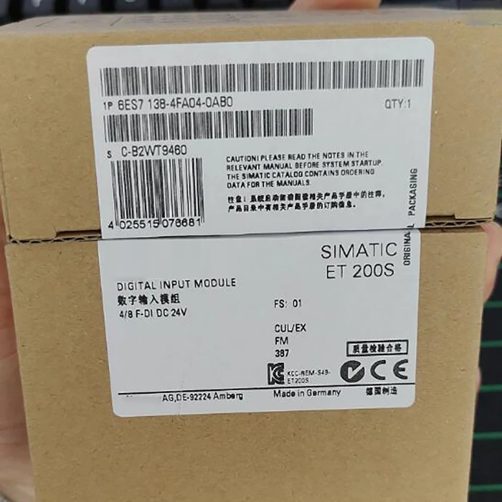 ེ  , ET200S 4/8 F-DI PROFISafe 24V DC 6ES7 138-4FA04-0AB0
