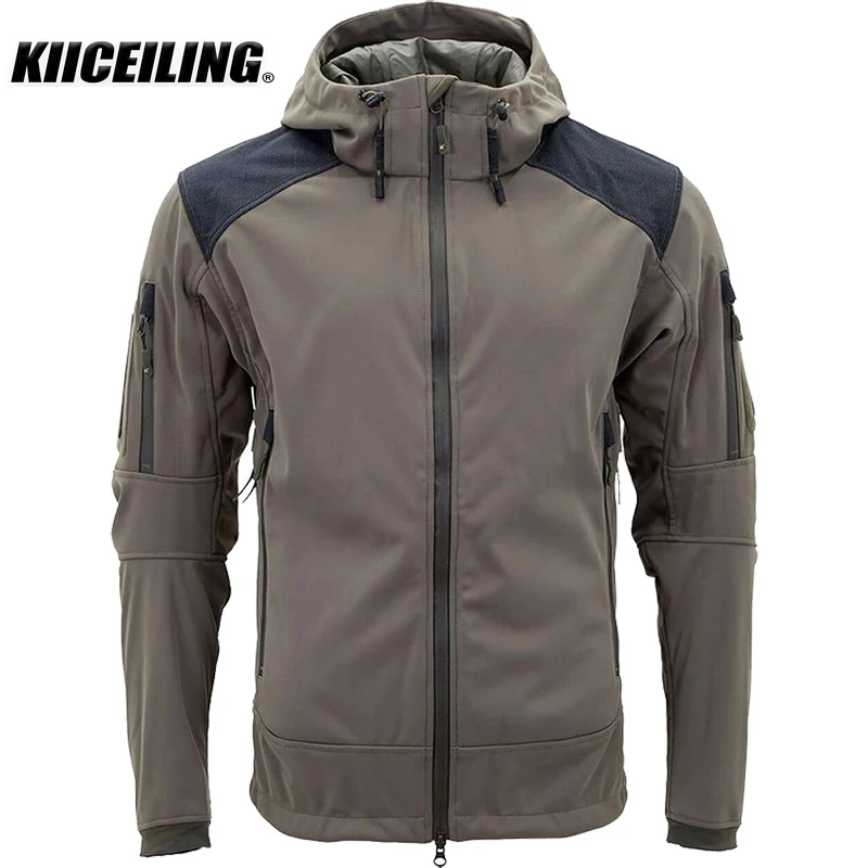 KIICEILING ISG 2.0 3L Softshell Tactical Jackets Down For Men Winter Warm Waterproof Hunting Hiking Parkas Women's Coat